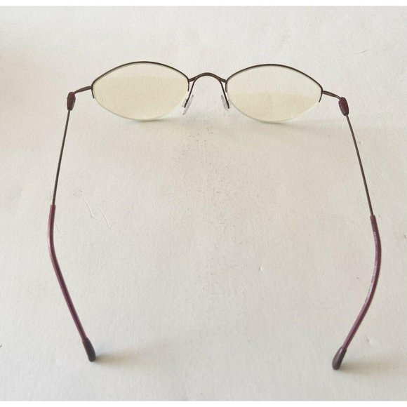 Silhouette Semi-Rimless Titanium Red Hinged Glasse main image 8
